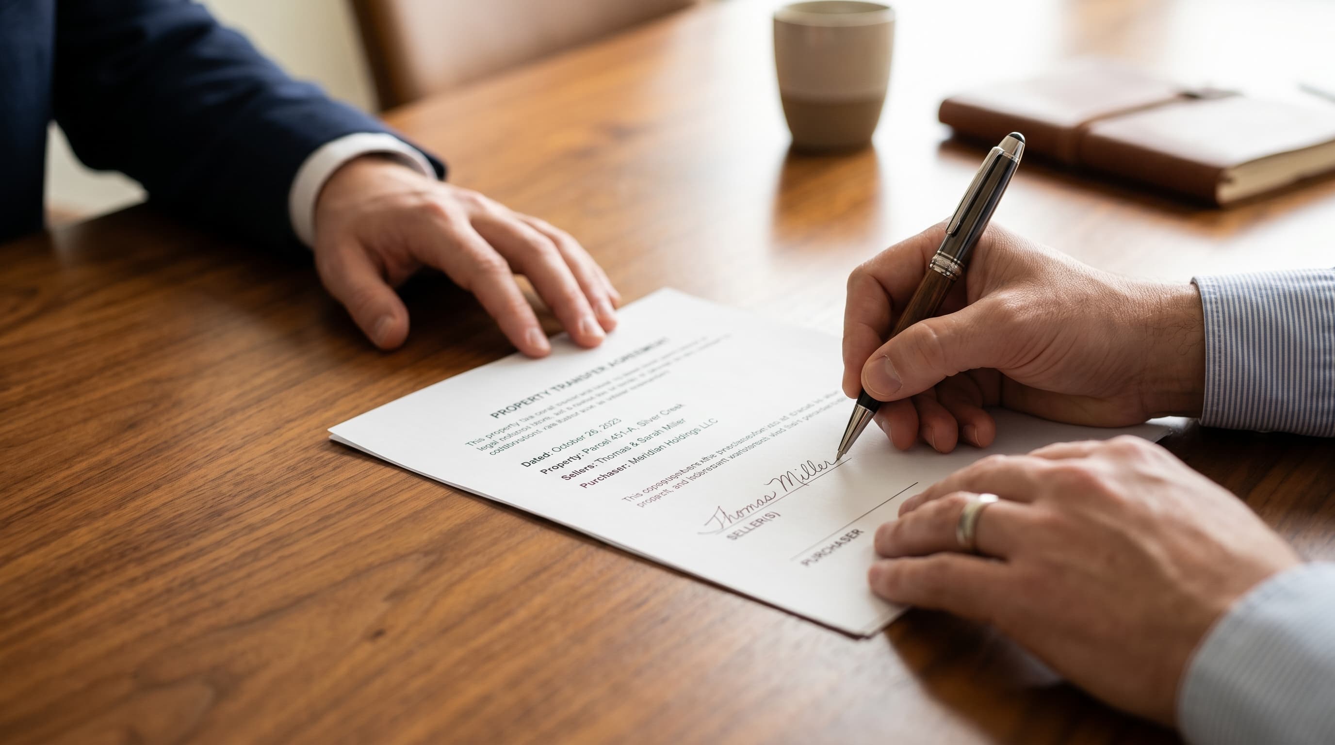 Signing a simple purchase agreement with Light Street Residential